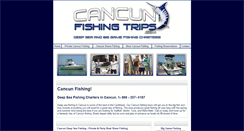 Desktop Screenshot of cancunfishingtrips.com